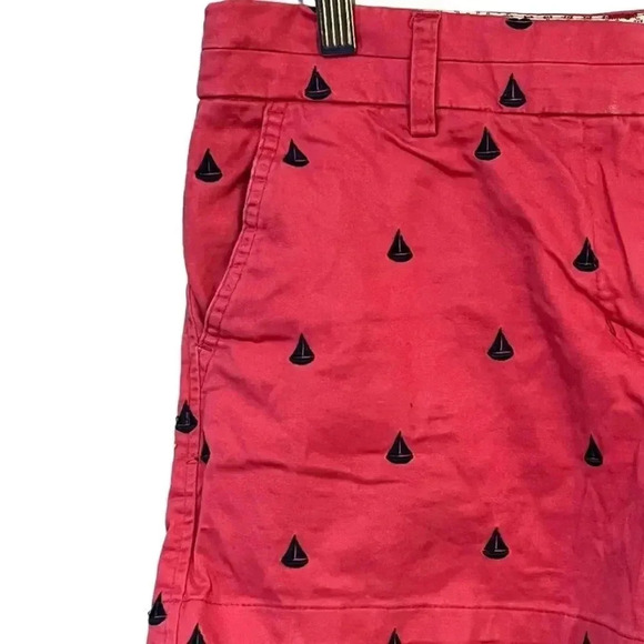 British Khaki size 6 shorts embroidered boats GUC - Picture 7 of 13
